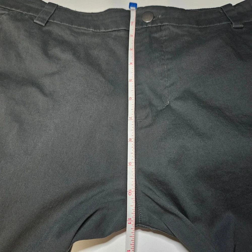 Lululemon Mens Commission Pant Classic Dk Grey 34x32.5 Warpstreme Chino Stretch